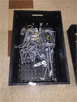 Tote of New Items- U-Bolt Clamps - Etc.