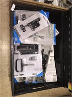 Tote of New Items- Door /Gate Latches - Etc