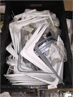 Tote of New Items- Fascia Brackets- Shelf Brackets