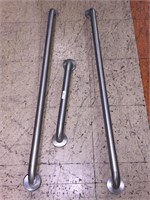 Stainless Assist Bars - Lot of 3