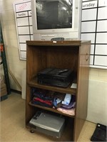 TV Stand w/Contents DVD TV - Receiver- Printer