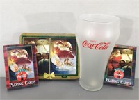 Coca-Cola Cup & Playing Cards (Sealed) in Tin