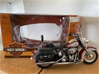 Harley Davidson model packaging has some damage