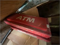 ATM Double Sided Lighted Sign