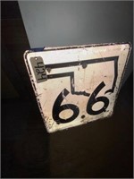 Route 66 Oklahoma Metal Sign-Square