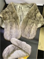 Vintage Rosendorf Gray Mink Stole