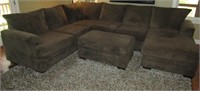 Sofa Left Side is 8' x 7" W x 10' 10"