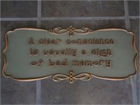 Clear Conscience Sign 17" W