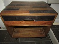 Solid Wood Night Stand w/ 1 Drawer