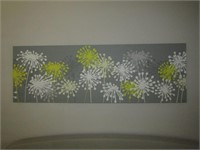 Floral Wall Art 6" x 24"