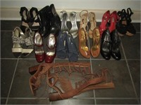 12 Pairs Ladies Shoes Sizes 8 - 9