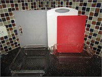 Glass Baking Dishes & Cutting Boards