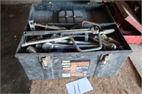 tool box w/ sockets and misc. tools