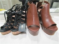 2 Pairs Of Wedges. Size 7 1/2