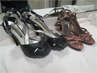 2 Pairs Of Heels. Size 7 1/2
