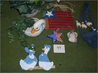 Ducks & goose Decorations, 4th of July
