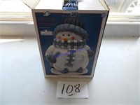Snow Man cookie jar