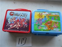 2 Alladin lunch boxes w/ thermos,