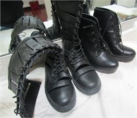 2 Pairs of Womens Boots Size 8-8 1/2
