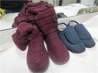 Slippers & Winter Boots Size 8