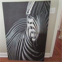 Zebra Print. Has a Couple Small Dents in Print