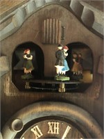 Antique Swiss Edelweiss Cuckoo Clock - AS IS