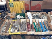 18 BOXES CLAMP, GASKETS, MISC AUTO PARTS