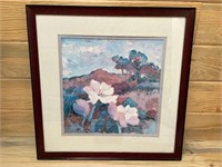 Beautiful Flowers Print Framed