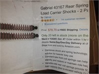 GABRIEL 43167 REAR SPRING LOAD CARRIER SHOCKS
