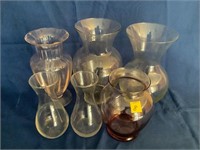 Assorted Glass Vases