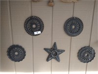 (5) Decorative Metal Pieces