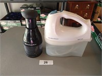 Hamilton Beach Mixer & Kitchenaid Chopper