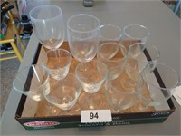 Assorted Stemware Glasses