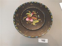 Hand Painted Wooden Decorative Plates