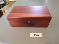Small Lane Jewelry Box; Vincennes, Indiana w/ Key