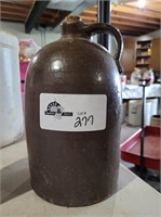 Brown jug with cork
