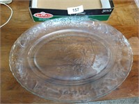 Large Glass Turkey Platter