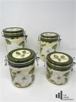 Magnolia Themed Canister Set