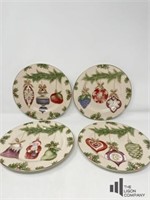 American Atelier Christmas Plates