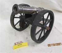 Cast Metal Toy Cannon 8"