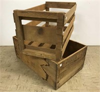 Two Wooden crates