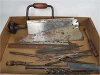 Vintage tools box lot