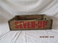 7-Up wood crate
