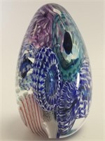 Jacob Hawaii art glass paperweight