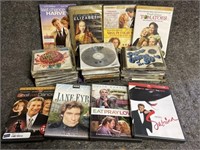 Small collection of cd’s and movies. Movies