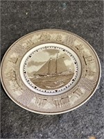 The American Sailing Ship Plates, the “America”