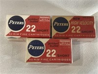 Peters "golden bullet? 22 short rounds. 50 rim