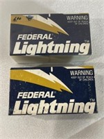 Federal Lightning 22 long rifle high velocity. 50