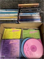 lot of music CDs