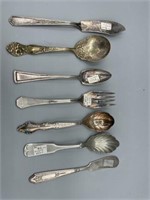 Vintage serving spoons and forks
Back stamped